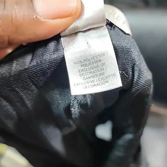 VICTORIA'S Secret Black Pleated Satin Mini Dress Night Gown. Size Medium - Picture 7 of 8